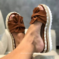 New Arrivel Ladies Sandalia 2021 Mujer Luxus GG Chaussur Sendal Sandles Bowknot Chanclas Plattform Frauen Slipper Frauen Sandalen Sandalen